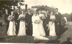 Wedding party for marriage of Ferdinand and Anna Duda, June 12, 1938, Original