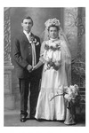 Wedding of Paul and Maria Lukas, June 15,1908, Black and White