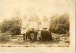 Paul,Sr. and his wife,  Maria  with Mary and young Paul, c.1920, Original