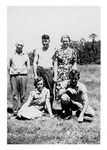 Michael Mikler Family members with Helen Dinda Wallace, c.1930s, Black and White