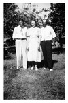 Paul and Mary Mikler Tesinsky, with Michael Mikler, st. 1930s, Black and White