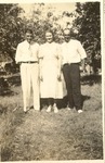 Paul and Mary Mikler Tesinsky, with Michael Mikler, st. 1930s, Original