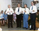 Lutheran Haven residents in chorus, c.1980s, Men's Chorus