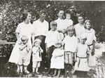 The Klimek Family, c.1923, with their friends from Zellwood, the Svrlingas, Original