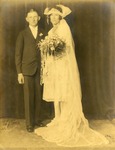 Two photos of the Wedding of John Duda and Katherine (Katie) Mikler, June,1928
