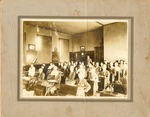 Oviedo School Classroom, c.1912. Slavia student, John Duda, is seated near windows, Original