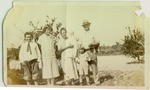 Paul Lukas, Sr. with his wife and four children, c.1925-26, Original