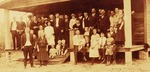Gathering at the Klimek Home, 1924, Enhanced