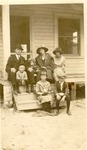 The Sobek Family, at their home with a visiting friend. c.1920, Original