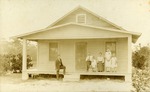 Family of  Michael Mikler, st, on the porch of their home, c.1924