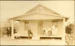 Family of  Michael Mikler, st, on the porch of their home, c.1924, Original