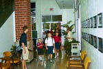 Opening day of St. Luke's new school building. August 6, 2001