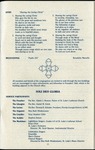 Printed program for dedication of St. Luke's new church facility, Nov. 14, 1993