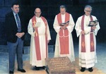 Foundation Stone Laying for St. Luke's new facility. April 18, 1993