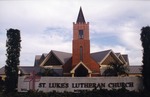 Exterior of St. Luke's expanded church.  c.1994-2000
