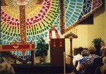 Foundation Stone Laying in narthex of St. Luke's 1993 facility. April 18, 1993