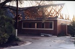 Demolition of 1957 addition begins. Exterior views. c. 1991