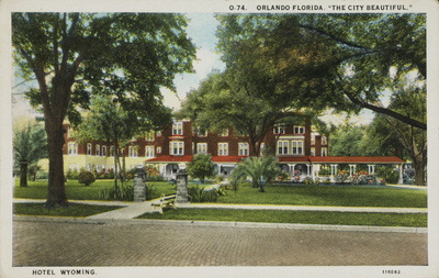 Orlando,FL Lucerne Circle Kropp Orange County Florida Antique Postcard  Vintage