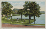 Lake Lucerne Circle postcard. by Asheville Post Card Co.