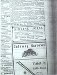 Sirrine Hotel advertisement by Sanford Herald.