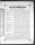 Lochmede, Vol 01, No 11, September 09, 1887 by Lochmede