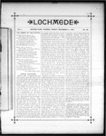 Lochmede, Vol 01, No 20, November 11, 1887