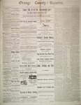 Orange County Reporter, May 08, 1884 by Orange County Reporter