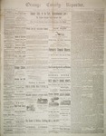 Orange County Reporter, May 29, 1884 by Orange County Reporter