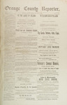Orange County Reporter, December 25, 1884 by Orange County Reporter