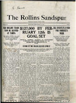 Sandspur, Vol. 22 No. 12, January 22, 1921. by Rollins College