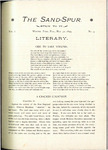 Sandspur, Vol. 01, No. 03, May 30, 1895 by Rollins College