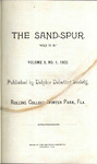 Sandspur, Vol. 09, No. 01, 1903 by Rollins College