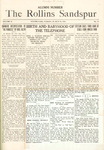Sandspur, Vol. 18, No. 15, March 18, 1916. Alumni Number. by Rollins College