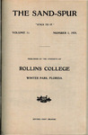 Sandspur, Vol. 15, No. 01, 1909 by Rollins College