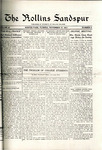Sandspur, Vol. 20, No. 09, November 17, 1917 by Rollins College