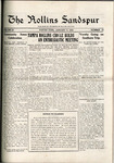Sandspur, Vol. 20, No. 15, January 5, 1918 by Rollins College
