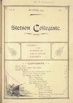 The Stetson Collegiate, Vol. 04, No. 01, October, 1893 by Stetson University