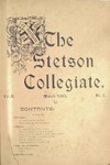 The Stetson Collegiate, Vol. 05, No. 06, March, 1895 by Stetson University