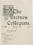 The Stetson Collegiate, Vol. 08, No. 02, November, 1897 by Stetson University