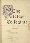 The Stetson Collegiate, Vol. 10, No. 03, December, 1899 by Stetson University