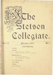 The Stetson Collegiate, Vol. 10, No. 05, February, 1900 by Stetson University