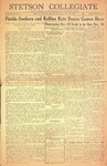 Stetson Collegiate, Vol. 34, No. 6, October 27, 1925 by Stetson University