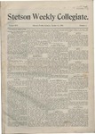 Stetson Weekly Collegiate, Vol. 16, No. 01, October 31, 1903 by Stetson University