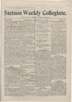 Stetson Weekly Collegiate, Vol. 16, No. 10, January 23, 1904 by Stetson University