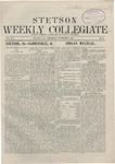Stetson Weekly Collegiate, Vol. 17, No. 05, November 9, 1904 by Stetson University
