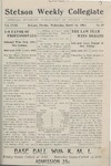 Stetson Weekly Collegiate, Vol. 18, No. 19, March 14, 1906 by Stetson University