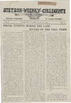 Stetson Weekly Collegiate, Vol. 20, No. 09, January 9, 1908 by Stetson University
