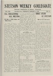 Stetson Weekly Collegiate, Vol. 21, No. 12, January 21, 1909 by Stetson University