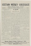 Stetson Weekly Collegiate, Vol. 21, No. 15, February 11, 1909 by Stetson University
