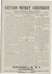 Stetson Weekly Collegiate, Vol. 21, No. 16, February 18, 1909 by Stetson University